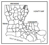 West Carroll  Parish Map