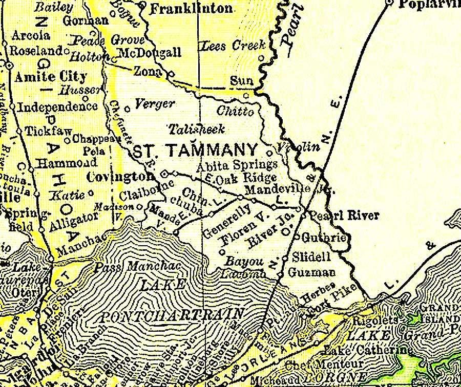 Places St Tammany LAGenWeb